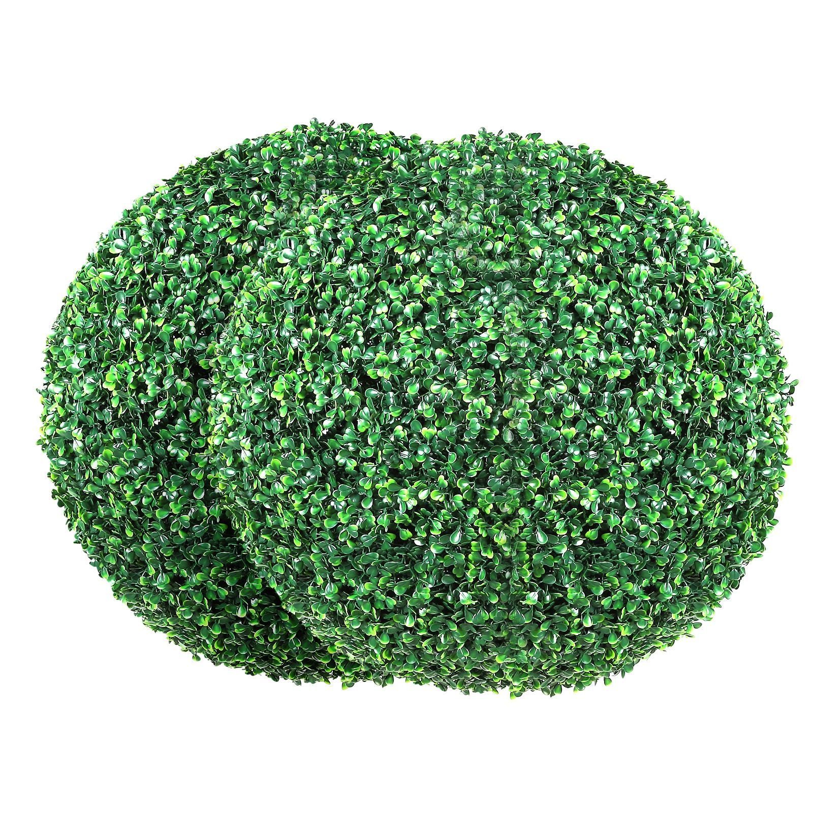 artificial topiaries boxwood trees 16 tall 2 pieces ball shape faux topiaries plant all year green feaux plant decorative balls for backyard balconygarden wedding and home dcor.jpg