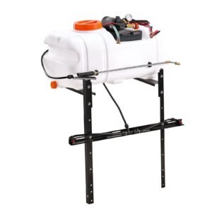 atv spot sprayer 159 gal60 l atvutv broadcast sprayer with a nozzle boom 12 v pump weed sprayer with water tank 19 gpm flow rate adjustable 0 72 psi 20ft hose white 2.jpg