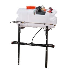 atv spot sprayer 159 gal60 l atvutv broadcast sprayer with a nozzle boom 12 v pump weed sprayer with water tank 19 gpm flow rate adjustable 0 72 psi 20ft hose white 4.jpg