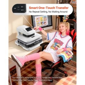 auto heat press machine 15 x 15 inch t shirt press machine with auto release and adjustable pressure digital display rapid heating for sublimation vinyl heat transfer projects white 4.jpg