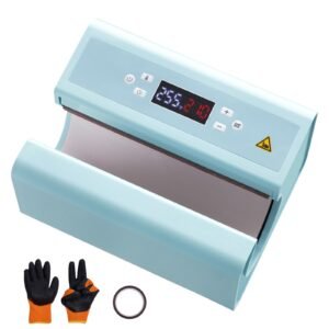 auto tumbler heat press machine mug heat press for 11 30oz sublimation tumblers heat up fast and even tumbler press with tape and glove temp and time setting for tumblers cups mugs blue 4.jpg