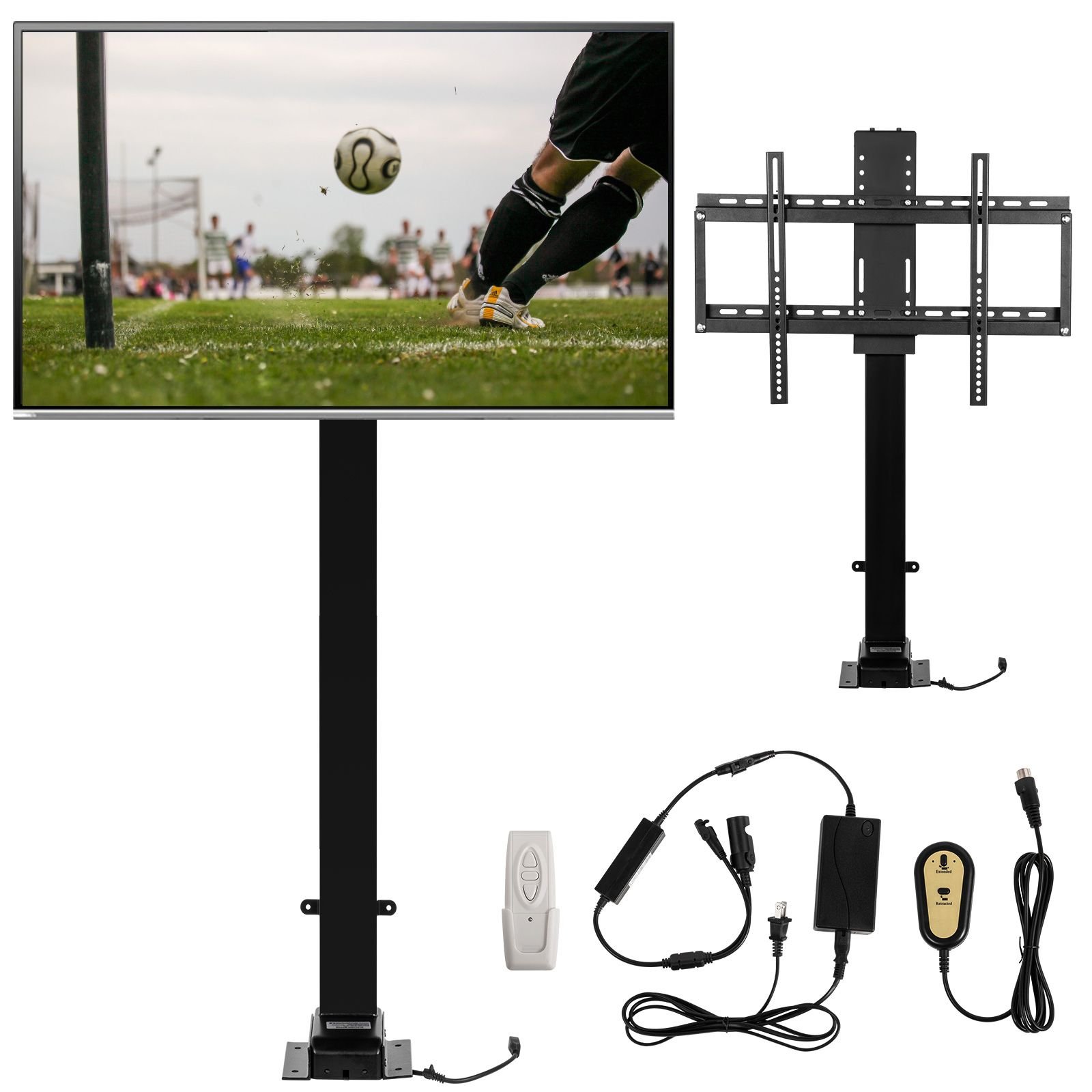 automated tv elevator 394 stroke supports 32 70 tvs adjustable height 2874 6811 remote controlled max load 154 lbs.jpg