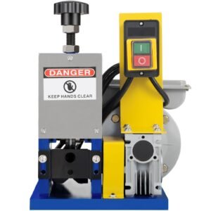 Automatic Electric Wire Stripping Machine 0.05"-0.98",Portable Dark Blue Wire Stripper, Wire Stripping Machine Tool for Scrap Copper Recycling (Dark Blue)