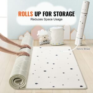 baby play mat 55x79 baby crawling mat non slip one piece soft baby playmat rollable reversible floor mat waterproof activity playmats for babies toddlers infants play tummy time 4.jpg