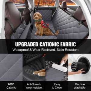 back seat extender for dogsdog hammock for car back seatwaterproof hard bottom dog car seat cover for back seat 54x24supports 400lbs with mesh window and storage pocket for car suv 17.jpg