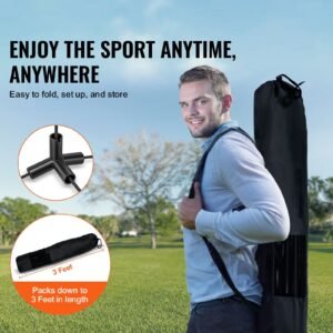 badminton net height adjustable volleyball net 14ft wide foldable pickleball net portable easy setup tennis net set with poles stand and carry bag for kids backyard game indoor outdoor use 2.jpg