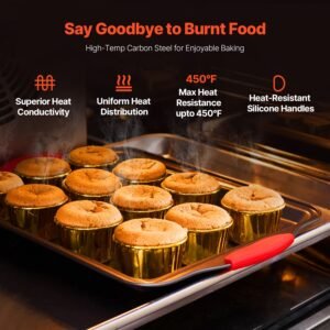 baking pans set 3 piece nonstick carbon steel cookware sheets trays stackable kitchen oven bakeware cooking sets with silicone handles easy to clean for baking cookie cake muffin bread 2.jpg