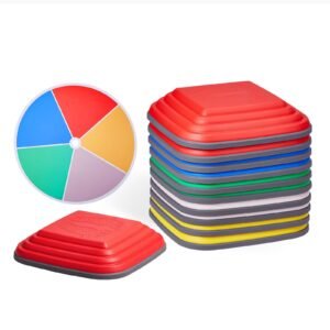 balance stepping stones for kids 10 pcs up to 220 lbs non slip toddlers sensory stepping stones obstacle course coordination game toys indoor or outdoor play for children aged 3 4 5 6 7 8 5.jpg
