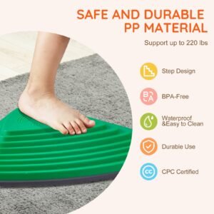 balance stepping stones for kids 12 pcs up to 220 lbs non slip toddlers sensory stepping stones obstacle course coordination game toys indoor or outdoor play for children aged 3 4 5 6 7 8 4.jpg