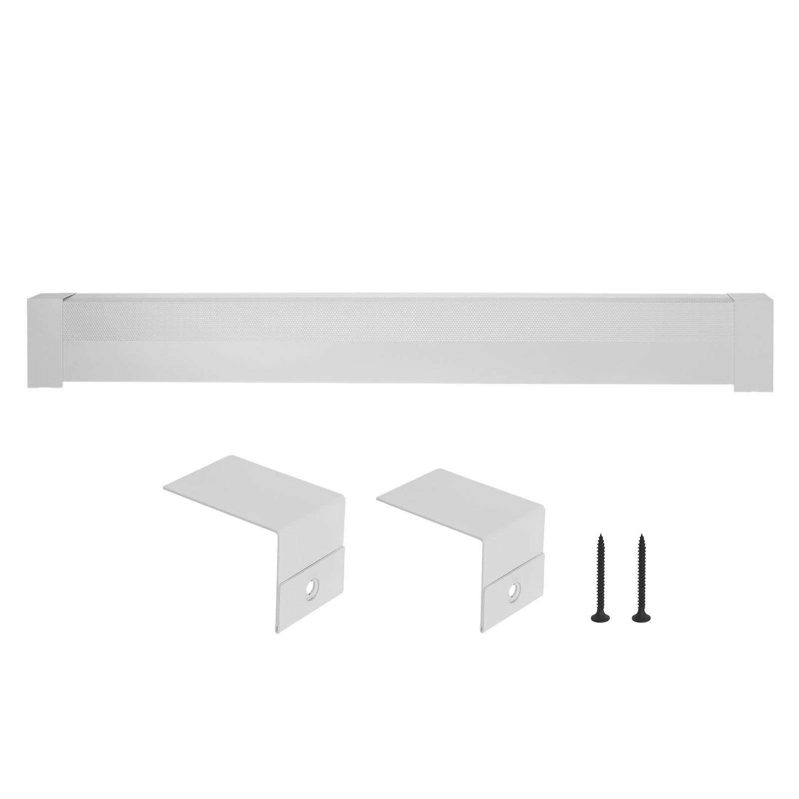 baseboard heater covers basic series 5 ft standard electric heating unit front cover for home improvement heavy duty steel easy installation for bedroom replacing old cover white.jpg