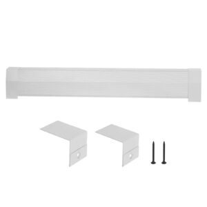 Baseboard Heater Covers, Premium Series 4 ft Standard Electric Heating Unit Front Cover for Home Improvement, Heavy-duty Steel, Easy Installation for Bedroom Replacing Old Cover, White