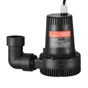 basement emergency back up sump pump 2000gph 017 hp backup sump pump system with 15v adapter float switch 24 hour a day monitoring controller alerts and charger black 3.jpg