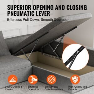 bed lift 59x71 in compatible bed size 154 lbs load bearing diy wall bed mechanical hardware kit vertical deluxe pneumatic lever heavy duty bed support folding wall bed for guestroom 3.jpg