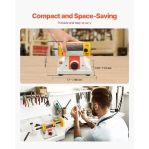 bench buffer polisher 12hp polishing and buffing machine 0 to 8000rpm benchtop polisher with 2pcs 4 cotton wheel 3pcs 3 abrasive fiber wheels polishing compound for metal jewelry wood 5.jpg