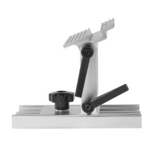 Bench Grinder Tool Rest, Adjustable Replacement Tool Rest Sharpening Jig for 6" or 8" Bench Grinder - with Flat Miter Slide for 0 - 2.5 inch Wide Blades and Chisels