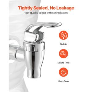 beverage dispenser 264 gallon drink dispenser for parties plastic juice dispensers with spigot ice chamber iced tea lemonade juice water dispensers for restaurants hotels parties 2.jpg