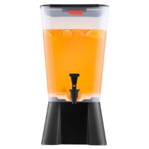 Beverage Dispenser, 5 Gallon Drink Dispenser for Parties, Plastic Juice Dispensers with No-Drip Spigot, Iced Tea Lemonade Juice Water Dispensers, for Restaurants, Hotels, Parties