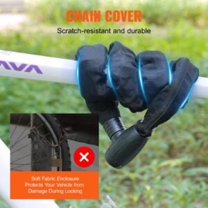 bike chain lock 394 ft combination bicycle chain lock with 4 keys heavy duty anti theft high security bike locks perfect for bike motorcycle scooter bicycle door fence or gate 8mm 3.jpg