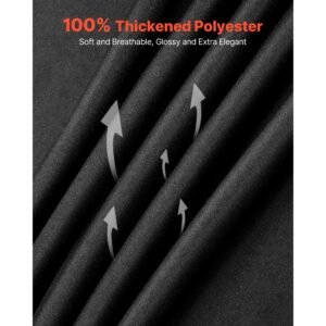 black round tablecloths 6 pack 120 inches in diameter stain wrinkle resistant machine washable table clothes polyester fabric table covers for wedding party banquet formal events 3.jpg