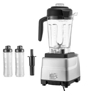 Blender for Smoothies, 85 oz 1400W, Professional Blender with Powerful Motor, Multi-Functional Food Processing Blender with 2 Cups for Smoothie/Milkshake/Juice, Fits for Kitchen