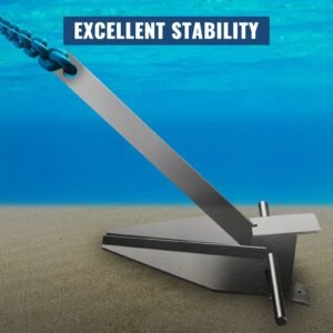 boat anchor kit 85 lb fluke style anchor hot dipped galvanized steel fluke anchor marine anchor with anchor rope shackles chain for boat mooring on the beach boats from 15 24 2.jpg