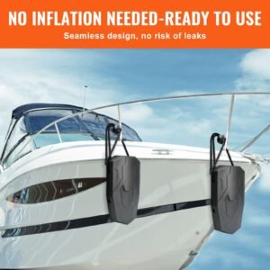 boat fenders 86 x 16 boat bumpers for docking marine eva boat dock fender bumper with ropes cord locks and storage bag no inflation required for class aclass 1part class 2 black 3.jpg