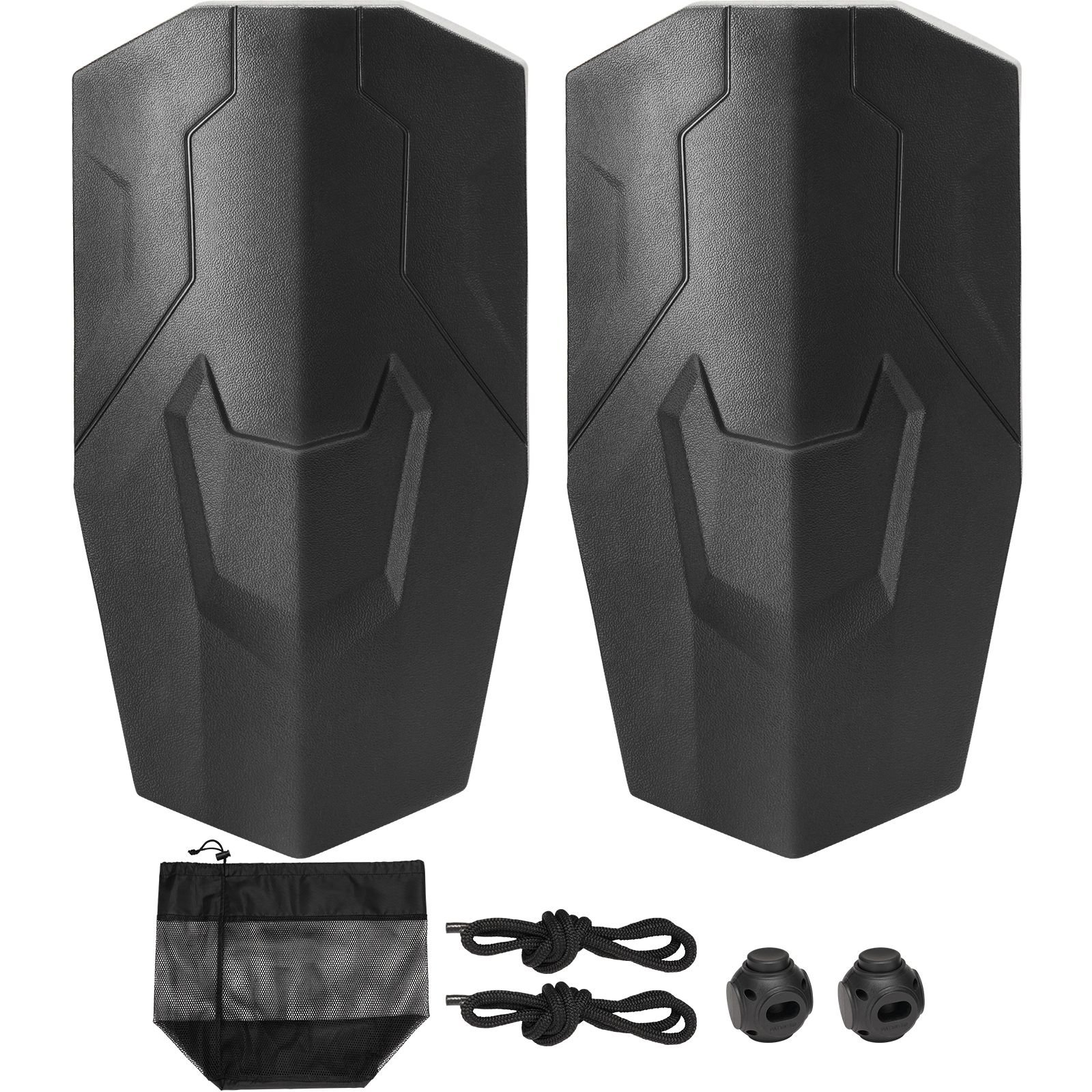 boat fenders 86 x 16 boat bumpers for docking marine eva boat dock fender bumper with ropes cord locks and storage bag no inflation required for class aclass 1part class 2 black.jpg