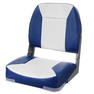 boat seat 189 low back boat seat folding boat chair with thickened sponge padding and hinge fold down boat captain chair for fishing boat sightseeing boat speedboat canoe 1 piece 1.jpg