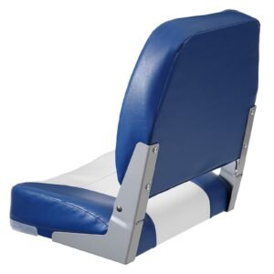 boat seat 189 low back boat seat folding boat chair with thickened sponge padding and hinge fold down boat captain chair for fishing boat sightseeing boat speedboat canoe 1 piece 3.jpg