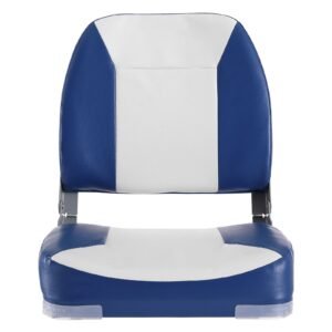 boat seat 189 low back boat seat folding boat chair with thickened sponge padding and hinge fold down boat captain chair for fishing boat sightseeing boat speedboat canoe 1 piece 4.jpg