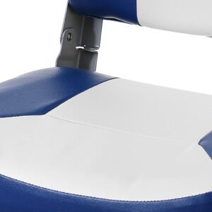 boat seat 189 low back boat seat folding boat chair with thickened sponge padding and hinge fold down boat captain chair for fishing boat sightseeing boat speedboat canoe 1 piece 5.jpg