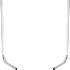 boat trailer guide on 60 2pcs steel trailer post guide ons with white pvc tube covers complete mounting accessories included for ski boat fishing boat or sailboat trailer 4.jpg