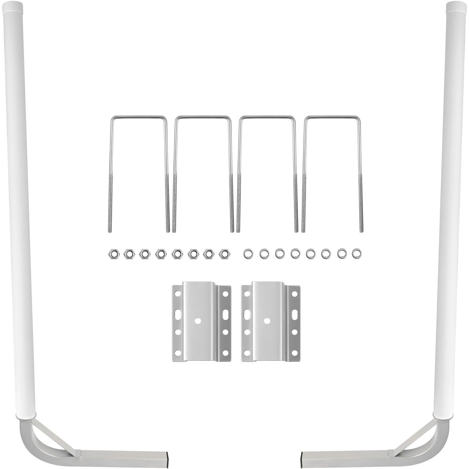 boat trailer guide on 60 2pcs steel trailer post guide ons with white pvc tube covers complete mounting accessories included for ski boat fishing boat or sailboat trailer.jpg