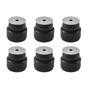 Body Mount Bushing Kit, Compatible with 1999-2014 Chevy Silverado & Sierra 1500/2500, 24 PCS Polyurethane Body Mount Kit, Durable Components for Improving Bumpy Driving Performance, Black