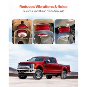 body mount bushing kit compatible with 2008 2016 f250 f350 super duty 60 pcs polyurethane body mount kit quick replacement durable components for improving bumpy driving performance red 4.jpg