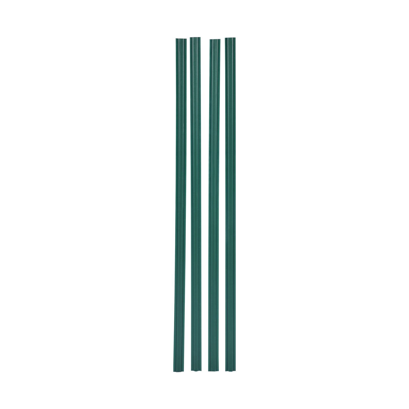 bottom locking privacy slats, double wall vertical bottom locking slats with wings for chain link fence, high density hdpe chain link slats ideally fit 4' high fence for garden and farm(green)