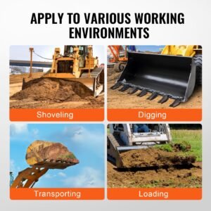 bucket tooth bar 53 heavy duty tractor bucket teeth bar for sub compact tractor loader 4560 lbs load bearing capacity fits bucket cutting edges sized 12 or less with no drilling required 5.jpg