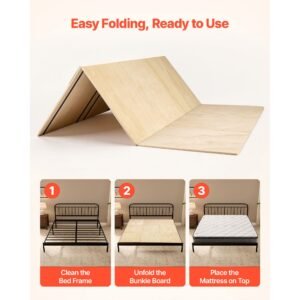 bunkie board cal king 697 x 819 in foldable bed board under mattress with nylon webbing plywood rounded edges anti sag design for metal frames sleeper sofas platform and bunk beds 5.jpg