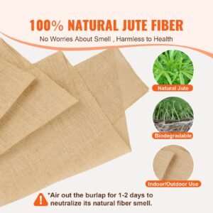 burlap fabric roll 14 x 150 ft 50 x 50 high density wide natural burlap fabric rolls jute fabric burlap tree wrap roll for decor crafts wedding gardening plant tree winter covering 1.jpg