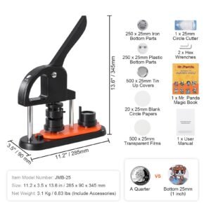 button maker machine 098 inch25mm pin maker with 500pcs button parts button maker with panda magic book ergonomic arc handle punch press kit for children diy gifts and christmas 1.jpg