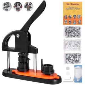 button maker machine 098 inch25mm pin maker with 500pcs button parts button maker with panda magic book ergonomic arc handle punch press kit for children diy gifts and christmas 3.jpg