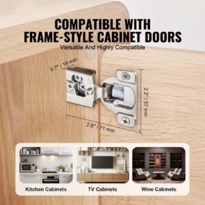 cabinet hinges 40 packs partial overlay kitchen cabinet door hinges 105 degree opening angel soft close concealed cupboard hinges for framed cabinet type with mounting screws 1.jpg