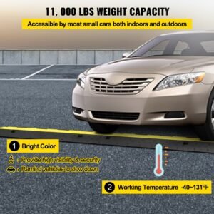 cable protector ramp 4 packs 2 channels speed bump hump rubber modular speed bump rated 11000 lbs load capacity protective wire cord ramp driveway rubber traffic speed bumps cable protector 3.jpg