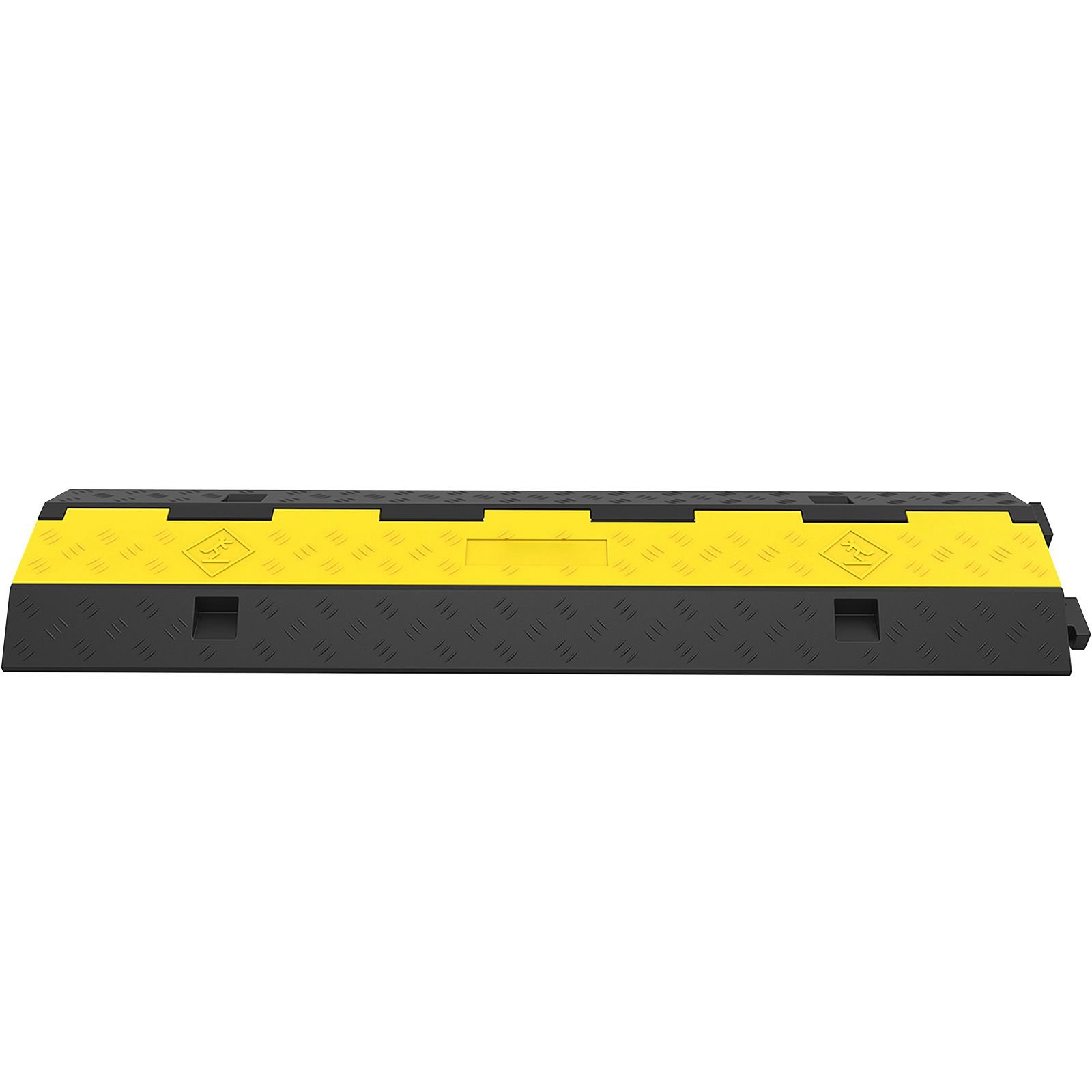 cable protector ramp 5 packs 2 channels speed bump hump rubber modular speed bump rated 11000 lbs load capacity protective wire cord ramp driveway rubber traffic speed bumps cable protector.jpg