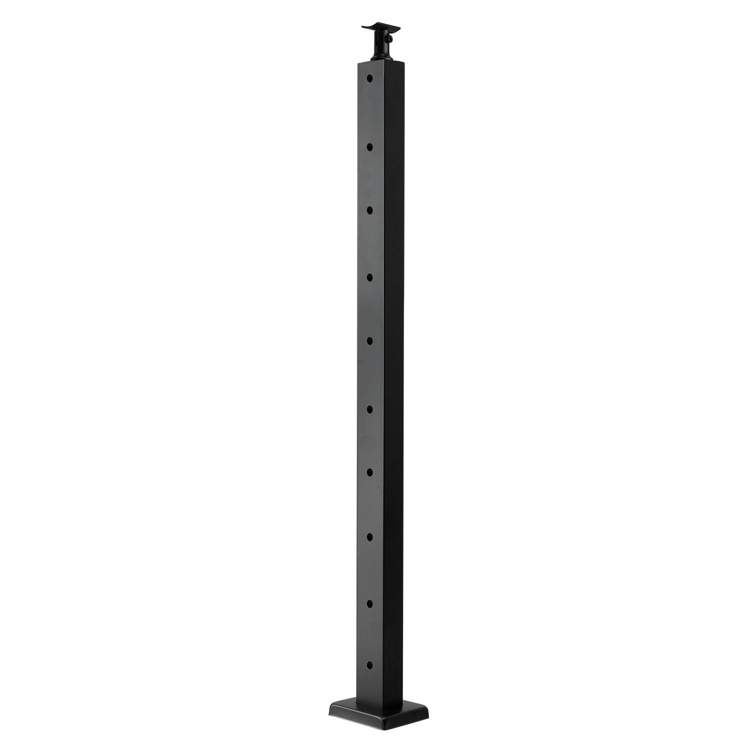 cable railing post 36x1x2 inch level deck stair posts 1 pack stainless steel cable handrail post pre drilled pickets with mounting bracket stair railing kit black 1jzlgzxhs914lza6x001v0.jpg