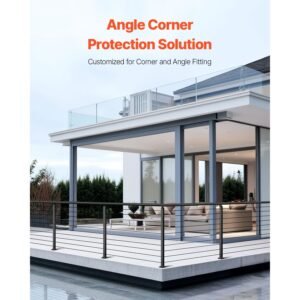 cable railing post 36x2x2 inch corner railing post with l shaped pre drilled holes stainless steel cable rail post with horizontal and curved bracket 1 pack black 1jzlgzxhs914zpbny001v0 1.jpg