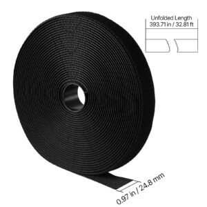 cable ties 3937 inch adjustable hook and loop straps with 50 metal buckles reusable velcro cords straps cut to length wire strap heavy duty nylon cord ties for organizer and management 1.jpg