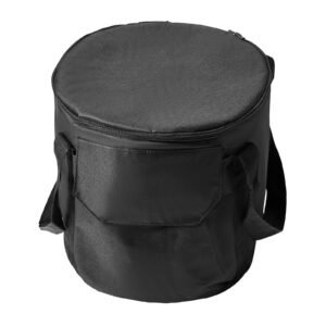 camping rocket stove, wood burning portable rocket stove with carrying bag for backpacking, spcc steel, double door, burn twigs, sticks or charcoals for outdoor cooking, backyard, camp cooking