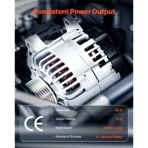 car alternator 11491 compatible with hyundai sonata 24l 2010 2013 kia optima 24l 2011 2013 automotive replacement alternator with aluminum housing and pure copper round coil 37300 2g150 2.jpg