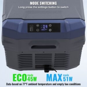 car refrigerator 12 volt car refrigerator fridge 25 l dual zone portable freezer 4 68 f adjustable range 1224v dc and 100 240v ac compressor cooler for outdoor camping rv 4.jpg